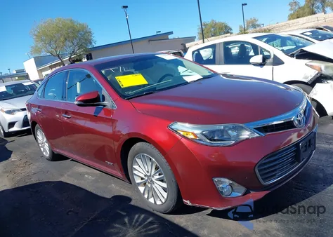 2013 Toyota Avalon Hybrid Limited from USA, damaged, VIN 4T1BD1EB7DU018020